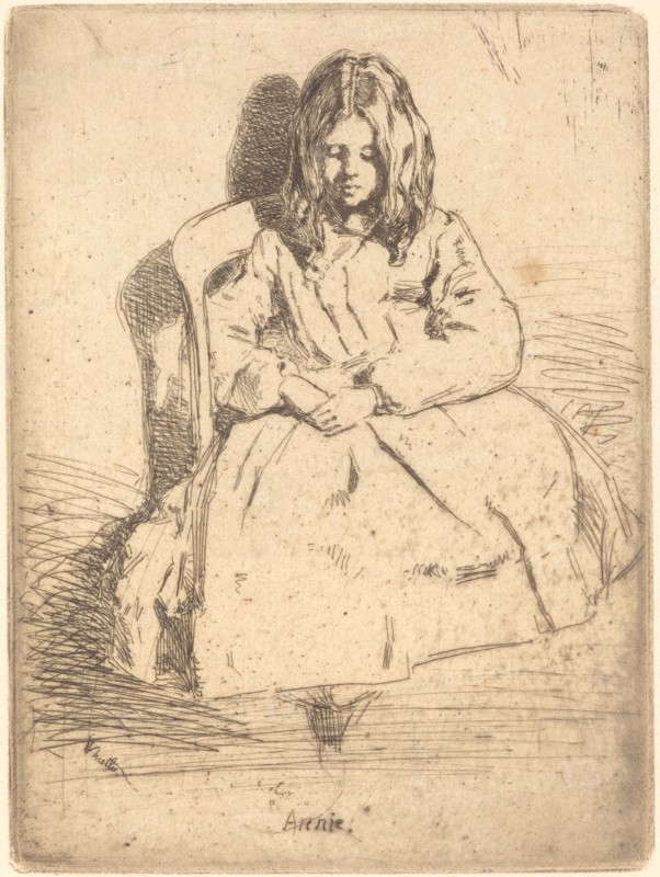 Annie Seated, 1858.
