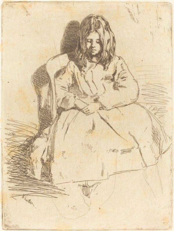 Annie Seated, 1858.