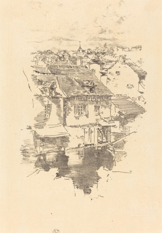 Vitré: The Canal, 1893.