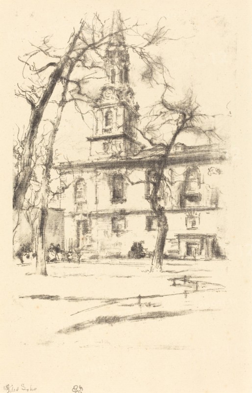 St. Giles-in-the-Fields, 1896.