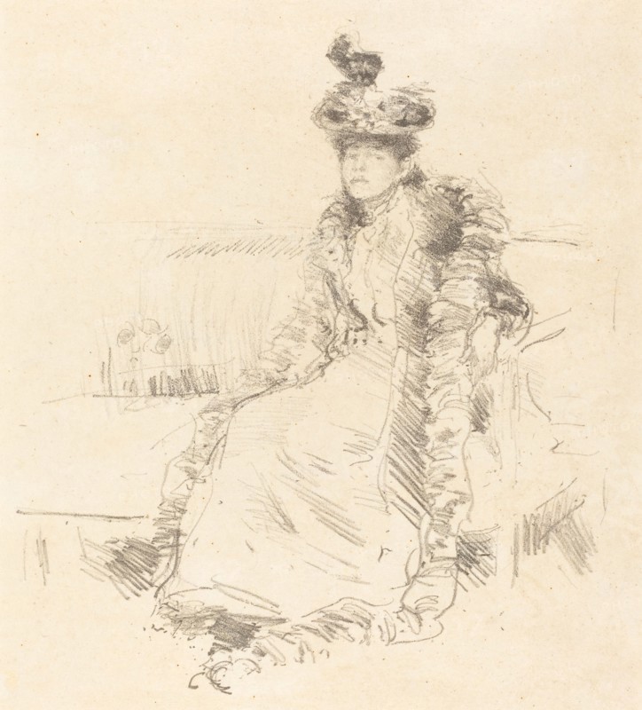 A Lady Seated, 1893.