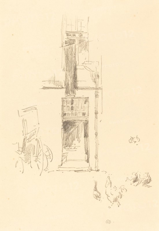 Cocks and Hens, Hôtel Colbert, 1891.