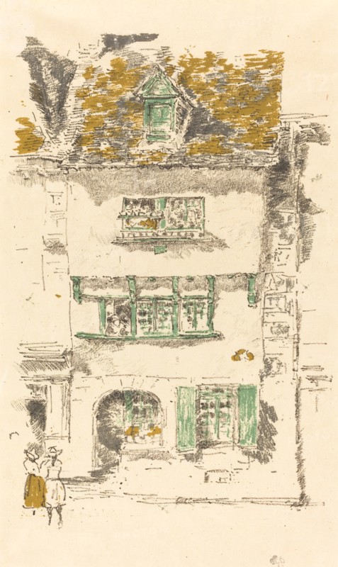 Yellow House, Lannion, 1893.