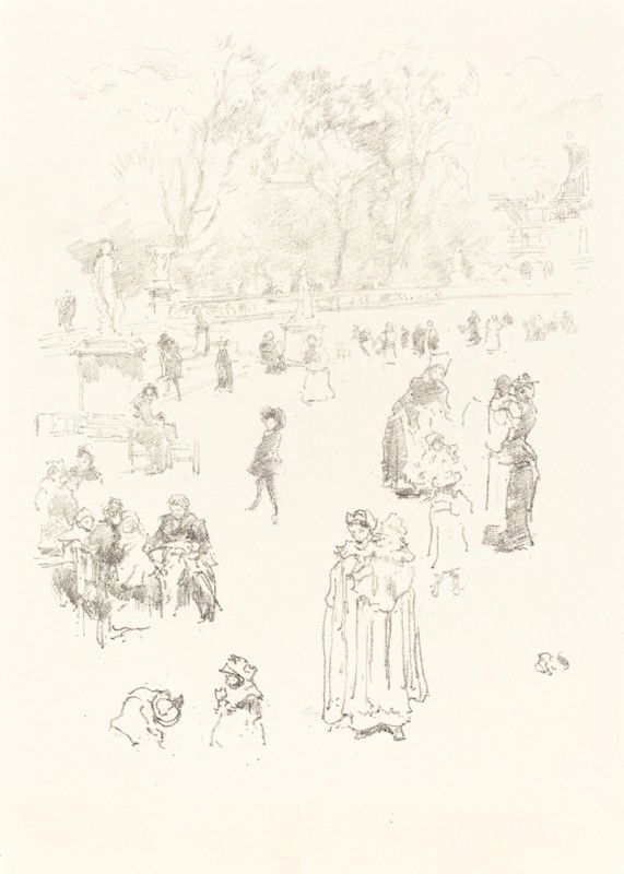 Nursemaids: "Les Bonnes du Luxembourg", 1894.