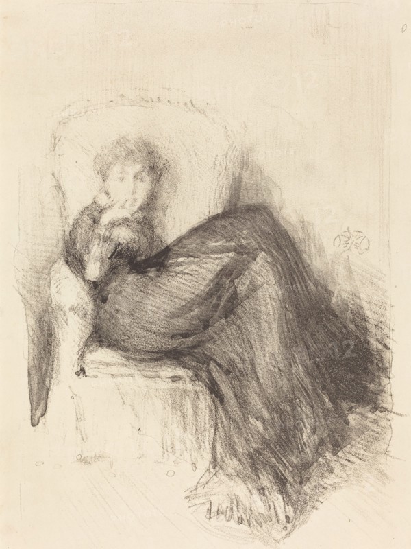 Study: Maude Seated, 1878.