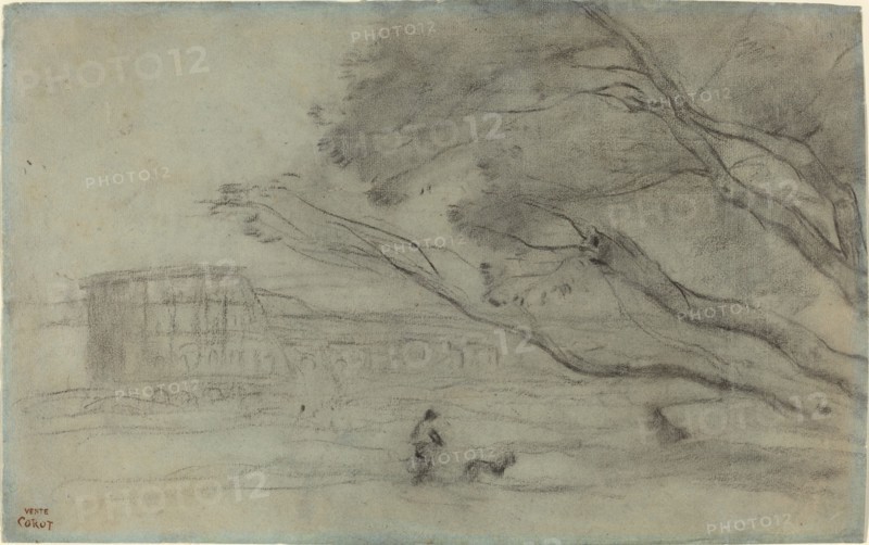 Souvenir: Roman Landscape with the Colosseum, 1865/1870.