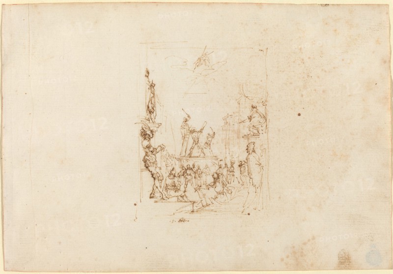 The Martyrdom of Saint Andrew.