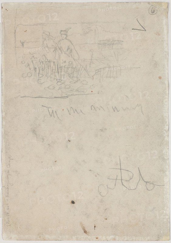 Thanksgiving in Camp [verso], n.d..