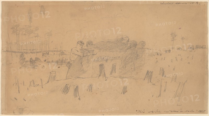 Carrying the Wounded, 1865.