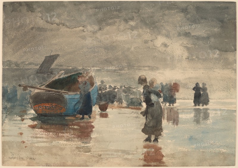 On the Sands, 1881.