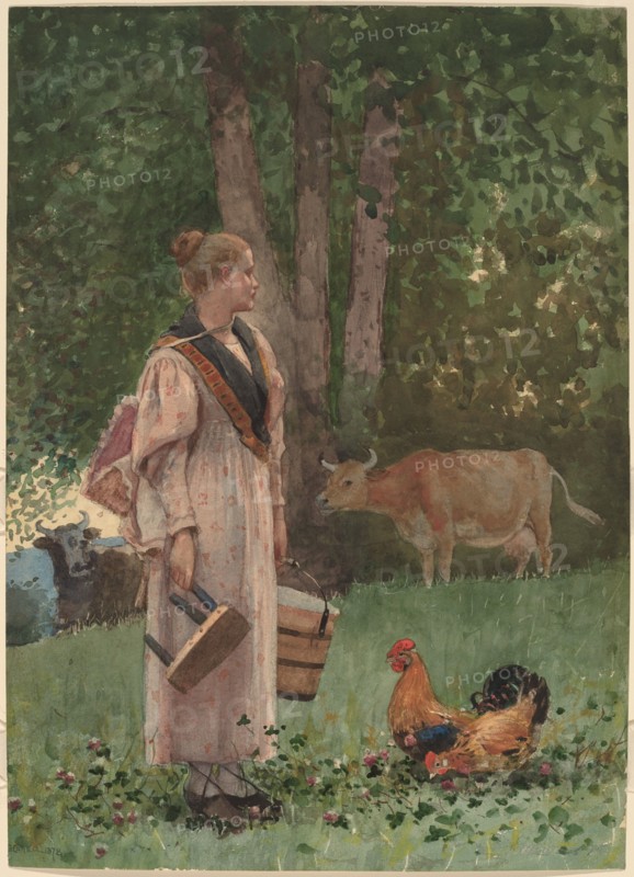 The Milk Maid, 1878.
