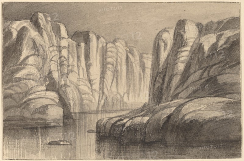 River Winding through a Rock Formation (Philae, Egypt), 1884/1885.