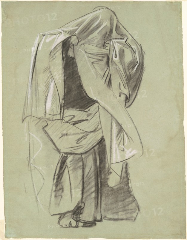 Study for "Frieze of Prophets", 1890-1892.