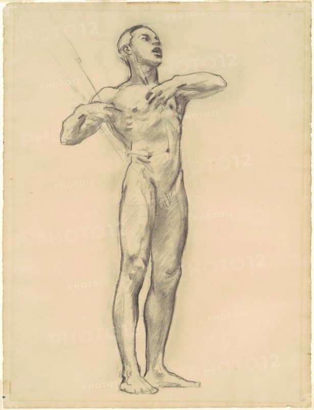 Study of Orpheus for "Classic and Romantic Art", c. 1921.