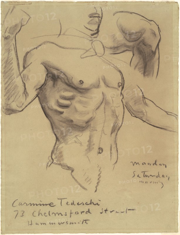 Study of the Resurrection for "Fifteen Mysteries of the Rosary", 1903-1916.