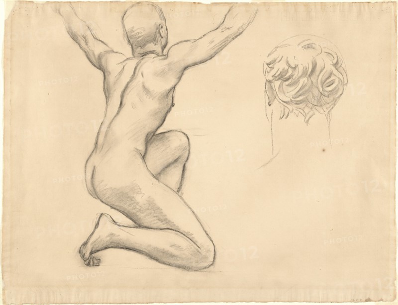 Studies for "The Unveiling of Truth", 1922-1925.