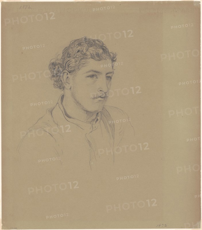 Man with Curly Hair, 1872.