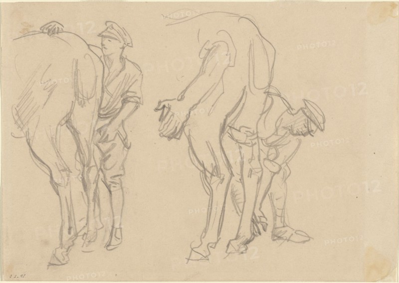Studies for "Scots Grey", 1918.