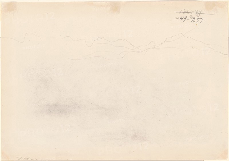 Mountains [verso], 1869.