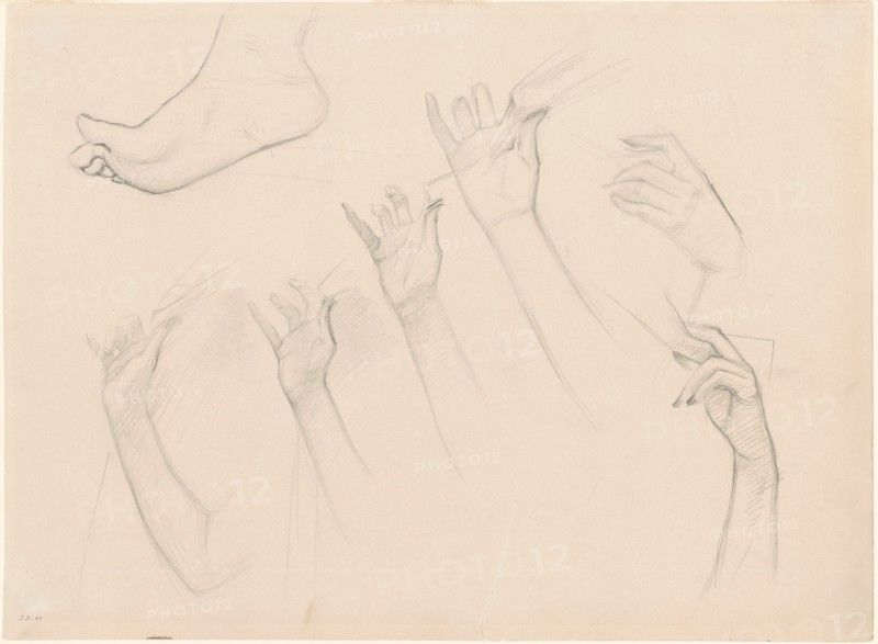 Studies for "Fumee d'Ambre Gris", 1880.