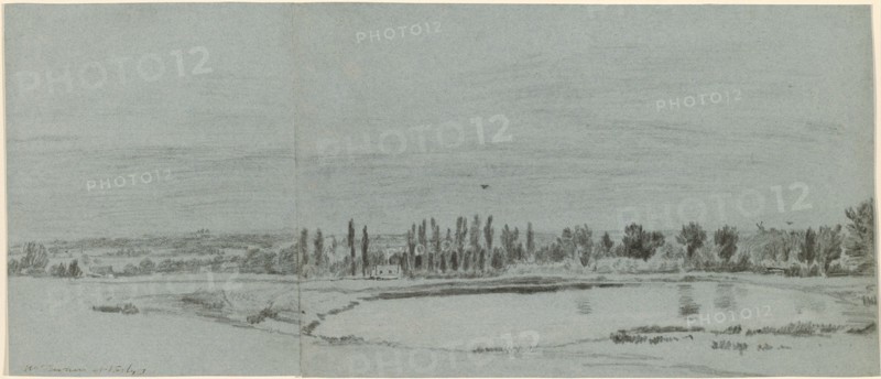 Extensive Landscape with a Pond.