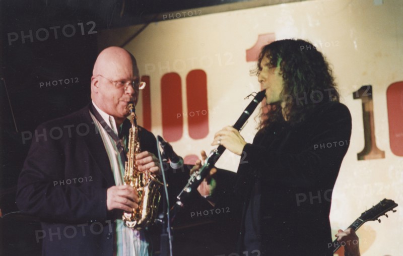 John Altman and Julian Marc Stringle, NJA Benefit, 100 Club Oxford Street, London, 2008.