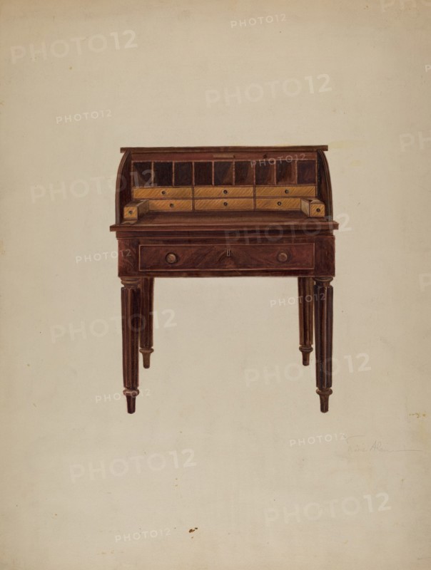 Desk, c. 1940.