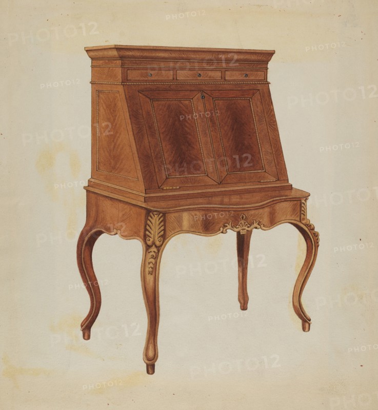 Desk, c. 1936.