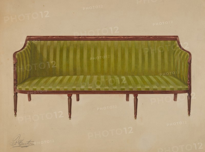 Sofa, c. 1937.