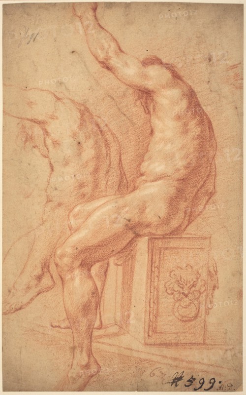 A Seated Nude.