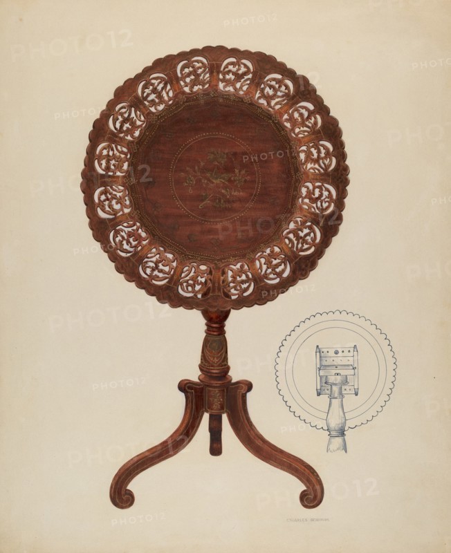 Table, c. 1939.