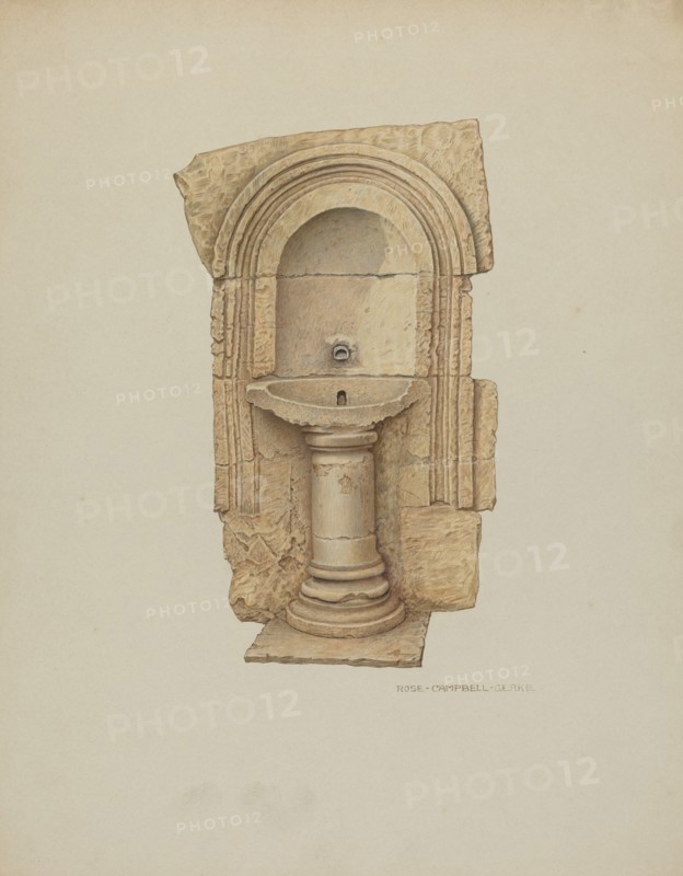 Lavabo, c. 1940.