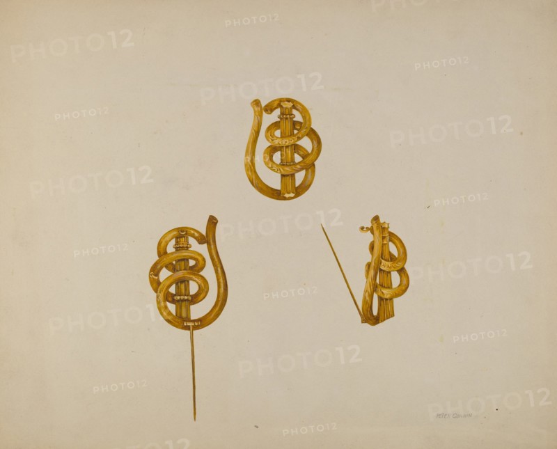 Brooch, c. 1938.