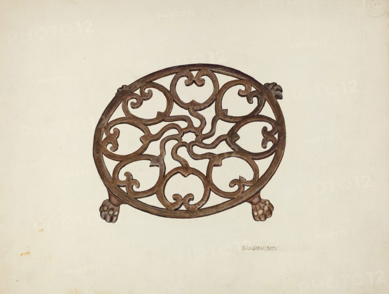 Trivet, c. 1942.