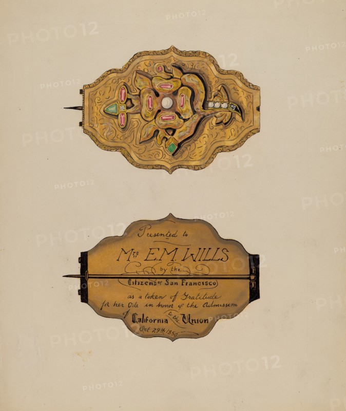 Brooch, c. 1936.