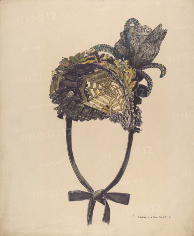 Bonnet, c. 1938.