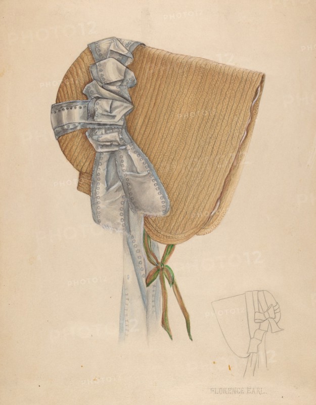 Bonnet, c. 1937.