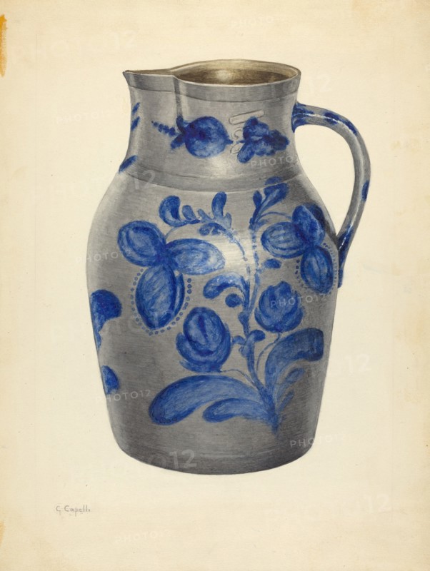 Pitcher, c. 1940.