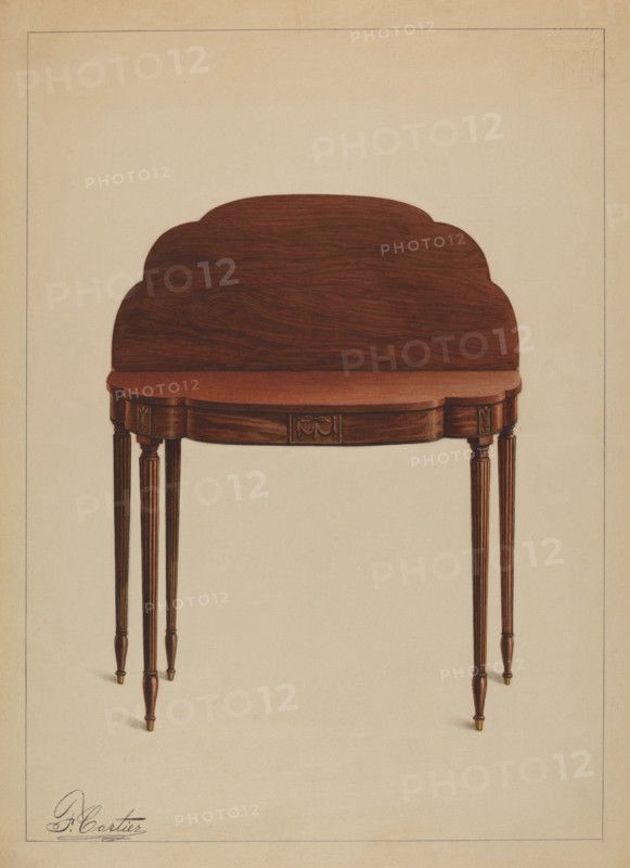 Card Table, 1937.