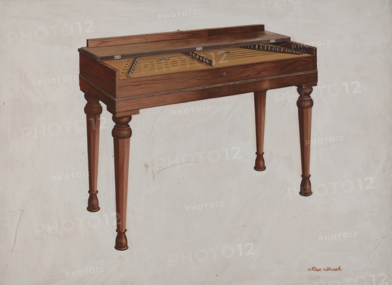 Dulcimer, c. 1937.