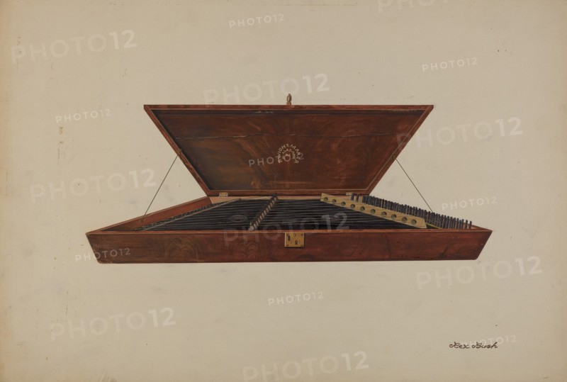 Dulcimer, c. 1937.