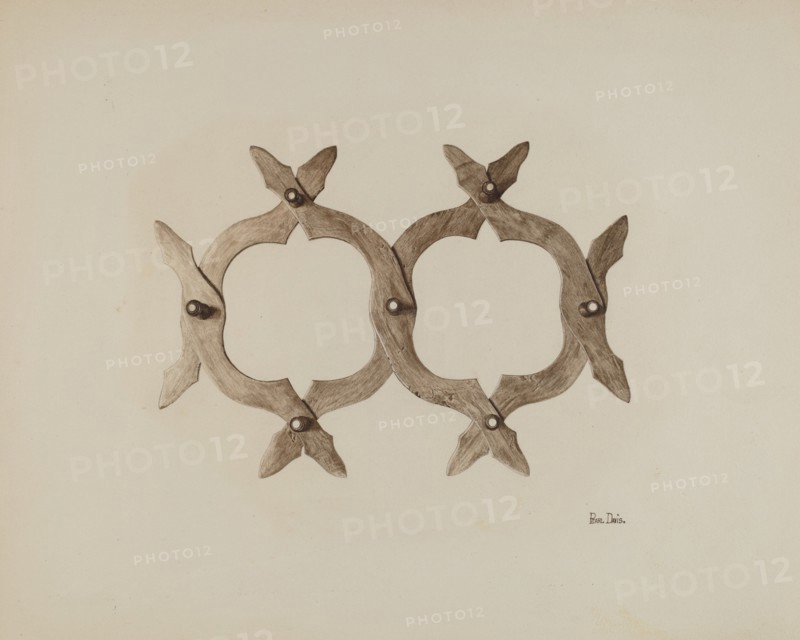 Hat-rack, c. 1941.