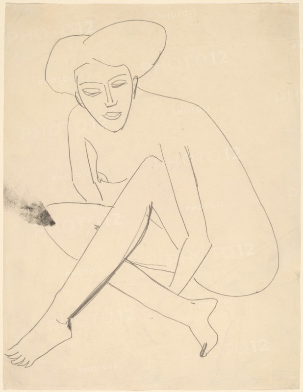 Dodo Seated, 1910.