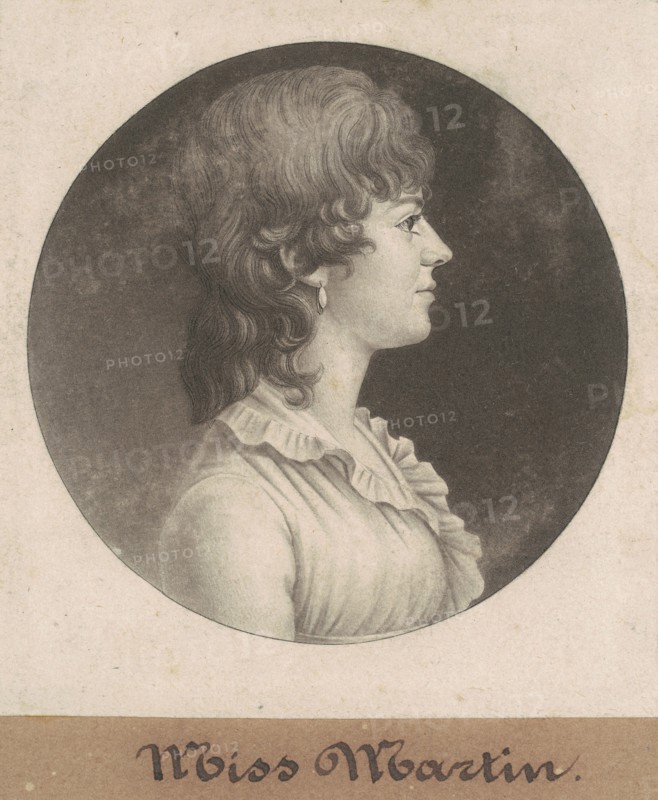 Miss Martin, 1802.