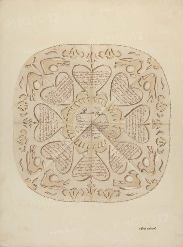 Valentine, c. 1938.