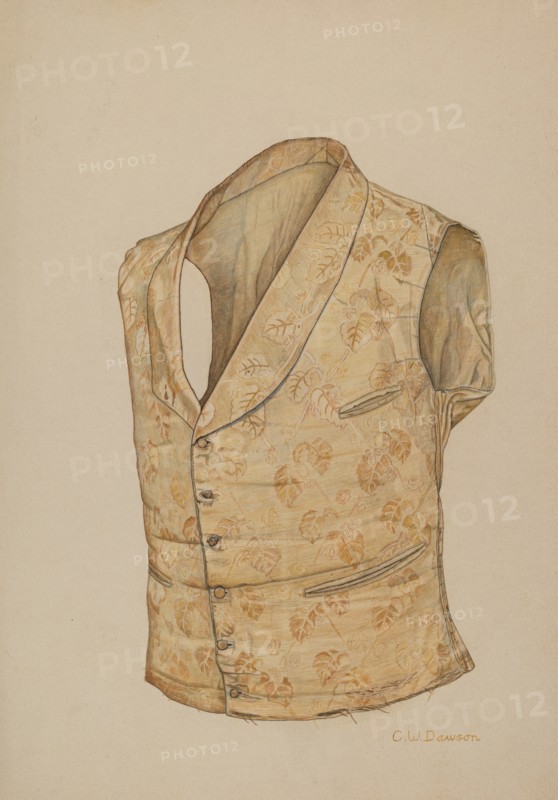 Waistcoat, c. 1941.