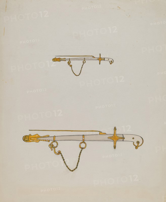 Sword Pin, c. 1936.