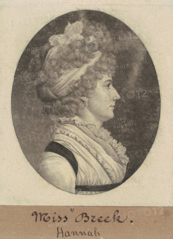 Hannah Breck, 1799.