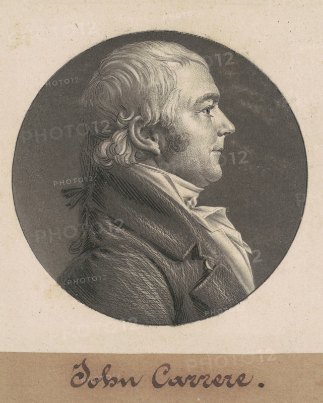 John Carrere, 1805.