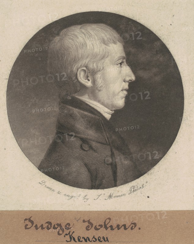 Kensey Johns, 1802.